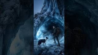 ❄️ Ice Cave Survival Base | Extreme Frozen Shelter Build 🏔️#shorts