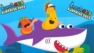 Wheels on the Baby Shark - Baby songs - Bingo Song  - Larva Kids Song - Nursery Rhymes & Kids Songs