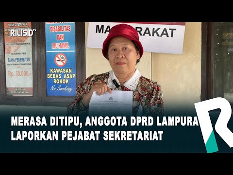 Merasa Ditipu, Anggota DPRD Lampura Laporkan Pejabat Sekretariat