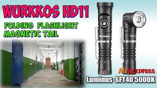 видео: Wurkkos HD11 90° Folding 1800LM ♦ Обзор, замеры, ночные тесты. Full  review. картинка: Wurkkos HD11 90° Folding 1800LM ♦ Обзор, замеры, ночные тесты. Full  review.