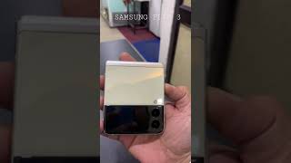 Samsung flip 3 hand on / flip 3 foldable phone .