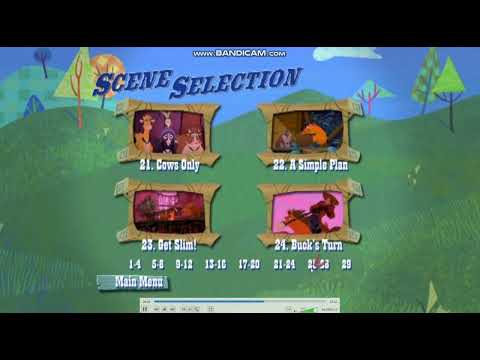 Home on the Range 2004 DVD Menu Walkthrough