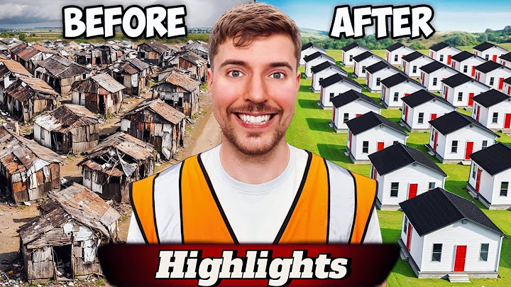 I Built 100 Houses And Gave Them Away!