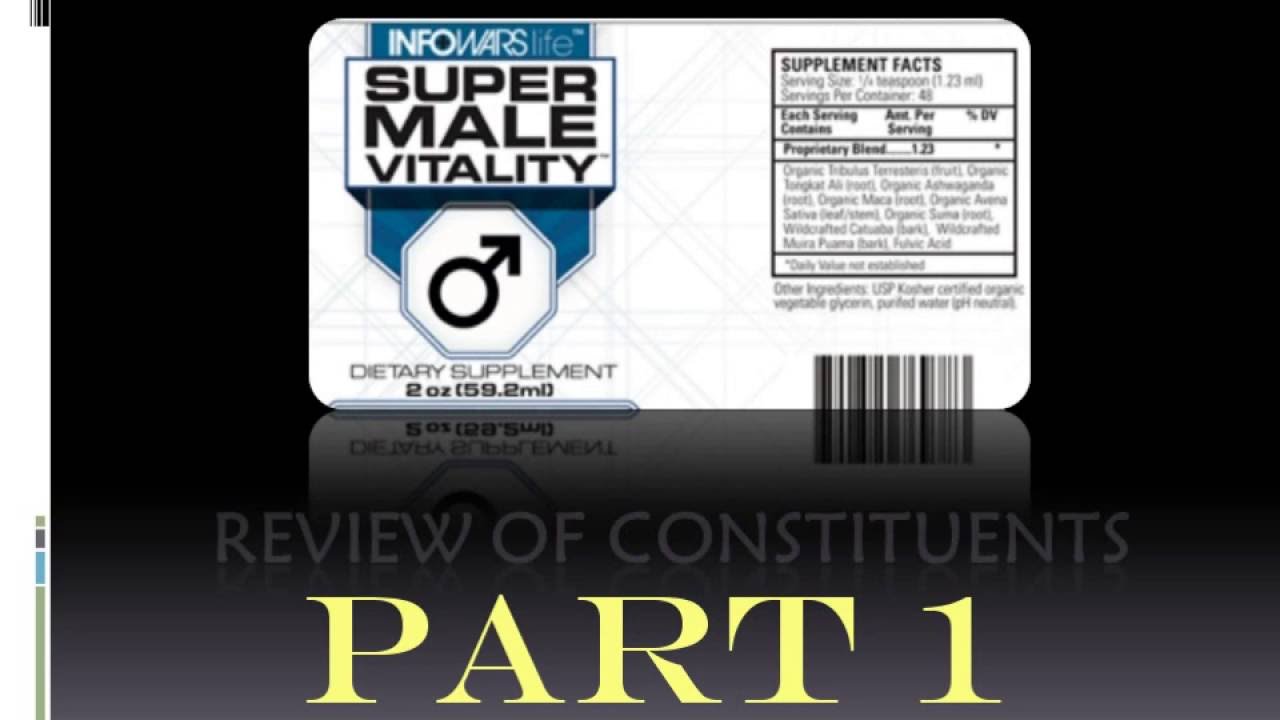 Super Male Vitality: A review of components (part 1) - YouTube