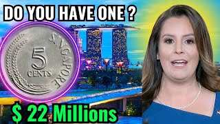 1977 Singapore 5 Cents that Could Make You Millionaire  Coins Worth Money  Coins Collection.