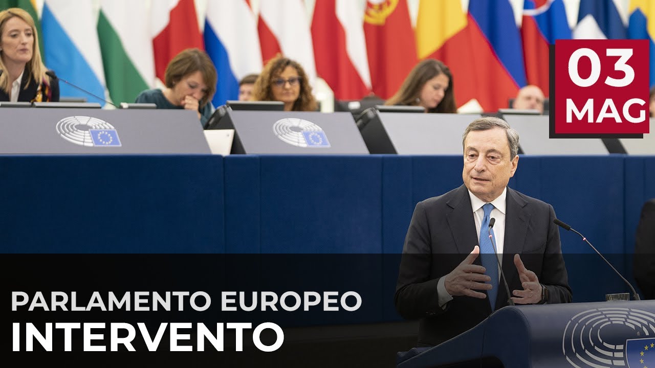 Intervento del Presidente Draghi al Parlamento europeo