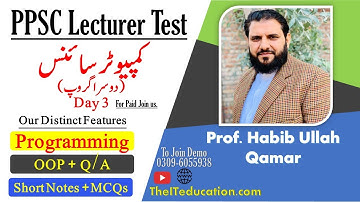 PPSC Computer Fundamentals & Object-Oriented Programming MCQs Test Preparation 2022