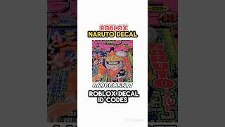 Roblox Naruto poster id codes 4 u!🧡#bloxburg #berryavenuecodes #royalehigh #roblox #Robloxcodes