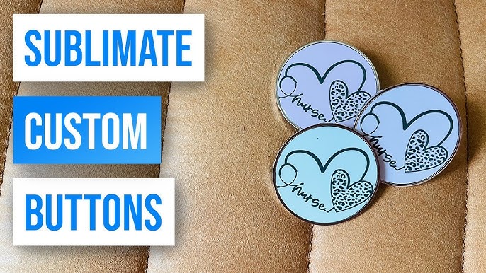  Retrowavy 70 Pcs Sublimation Buttons Blanks with Pins