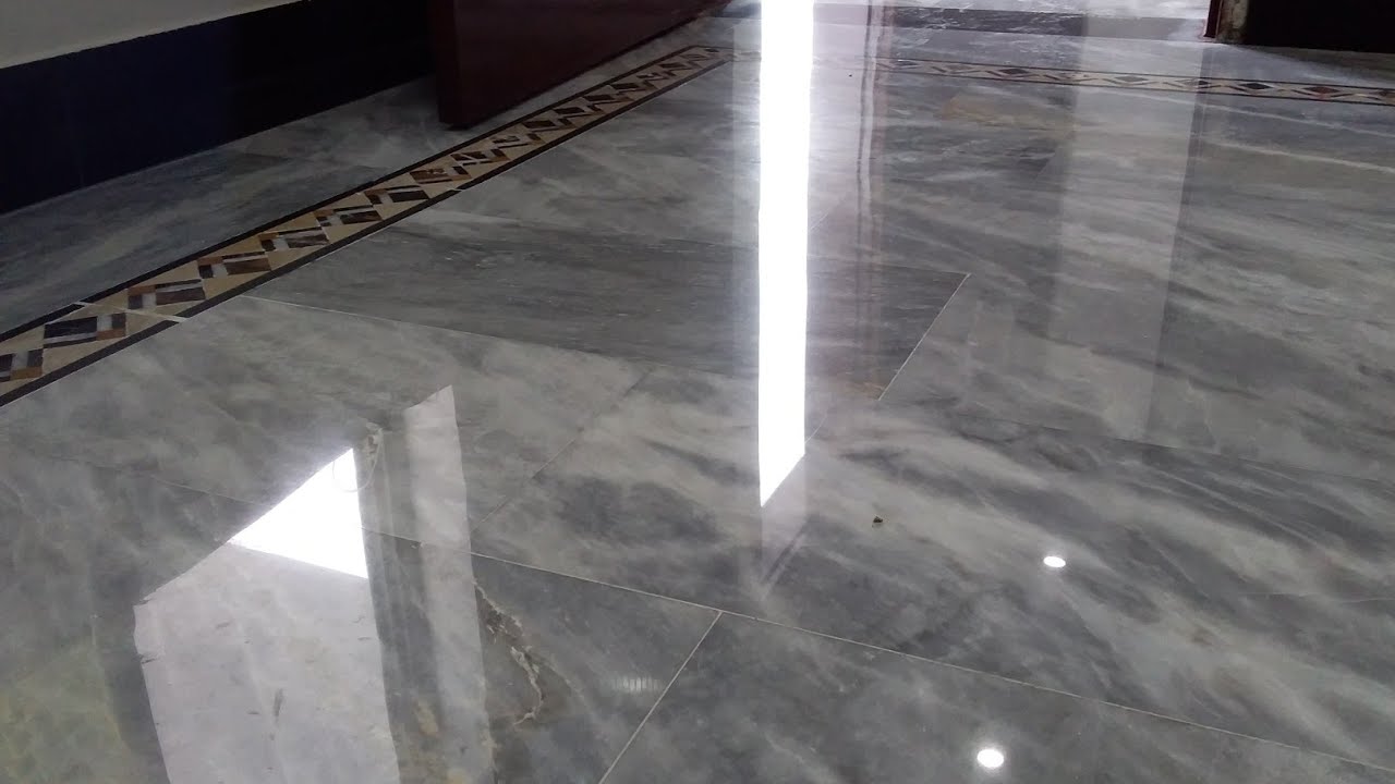 Sunny Grey Marble Floor Polishing You