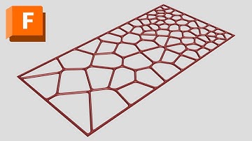 2D Voronoi Studio for Autodesk® Fusion 360™ - Voronoi Random Sweeps Tutorial