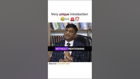 very unique introduction 😂❓#iasinterview #lbsnaa #iasentry #shortfeed #viral #song #interview