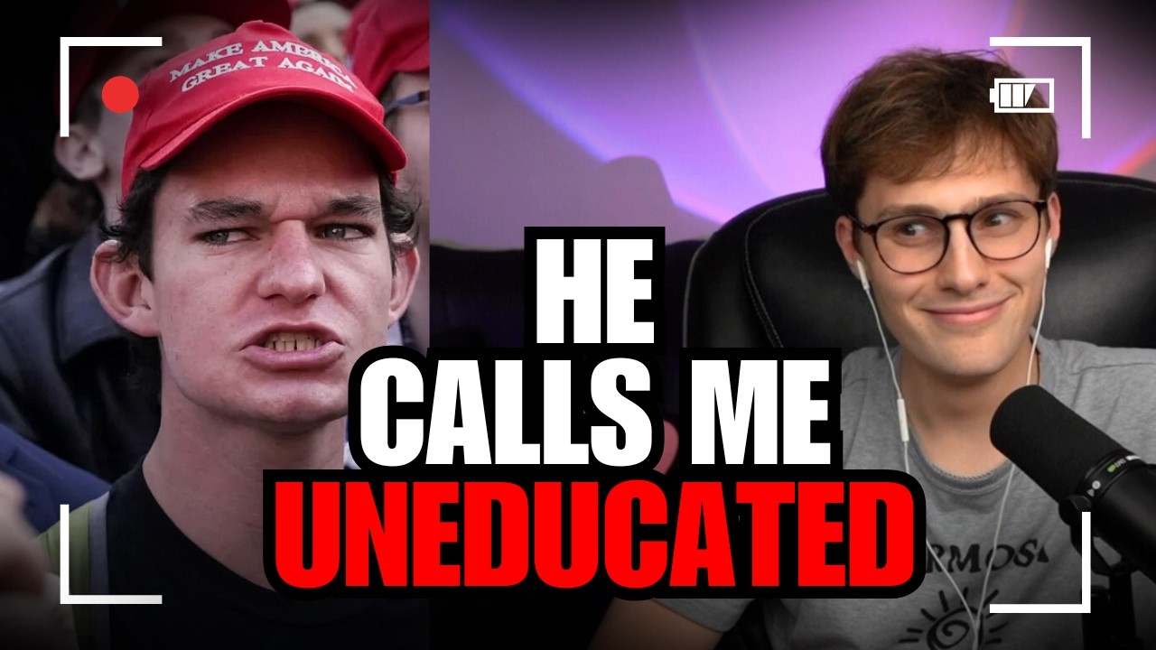 MAGA fan Calls Me “Uneducated” and it BACKFIRES HILARIOUSLY