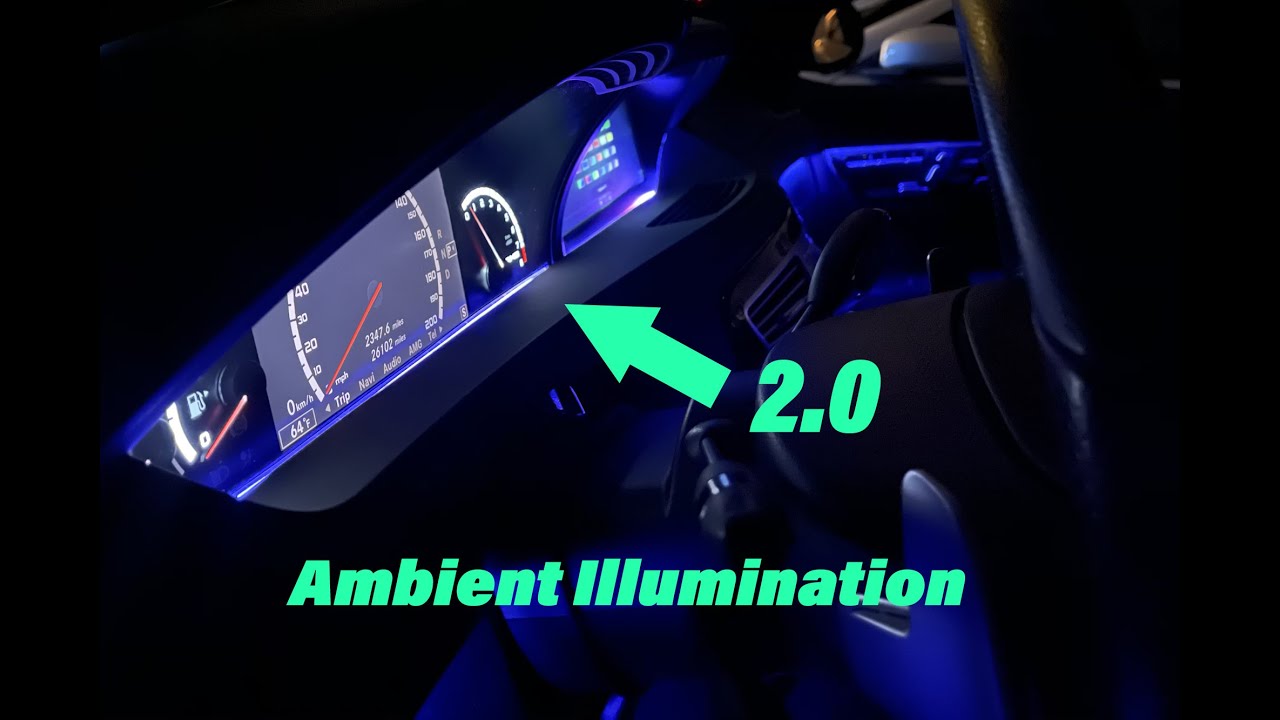 Ambient lighting мерседес