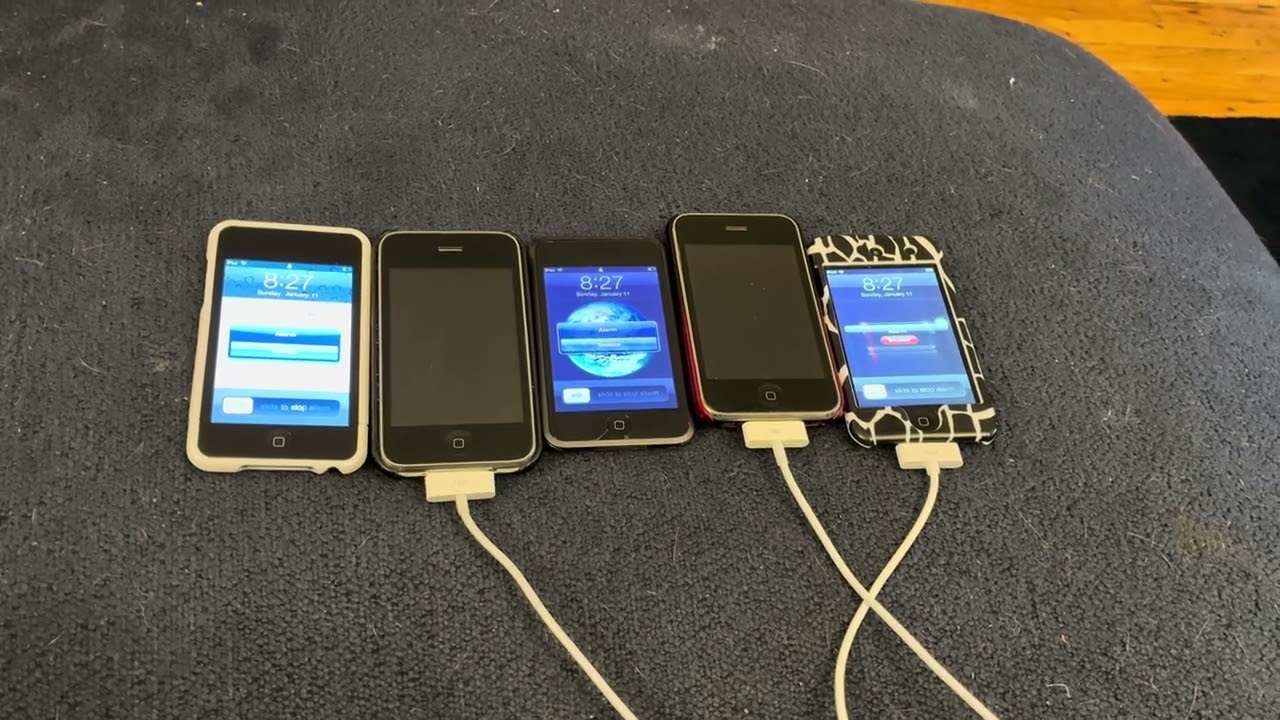 iPod touch 2 vs iPod touch 1 vs iPod touch 4 vs iPhone 3G vs iPhone 3GS alarm
