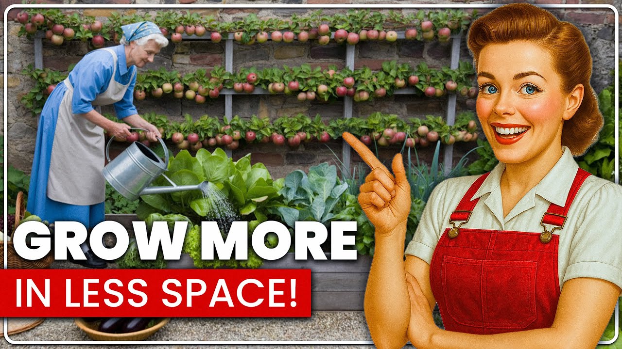 50 Ways Your Grandma Grew MORE Food In LESS Space