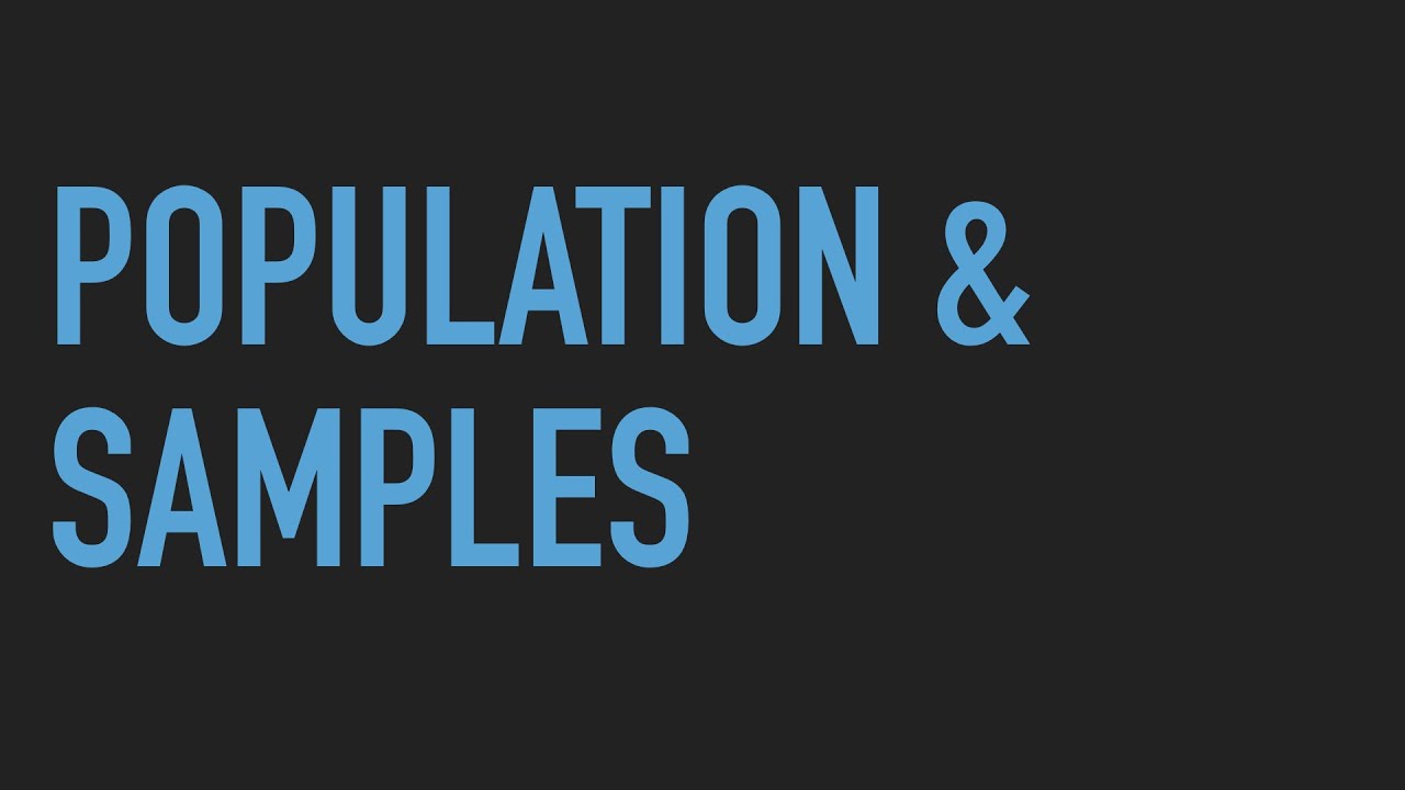 population-and-sample-statistics-made-easy-youtube