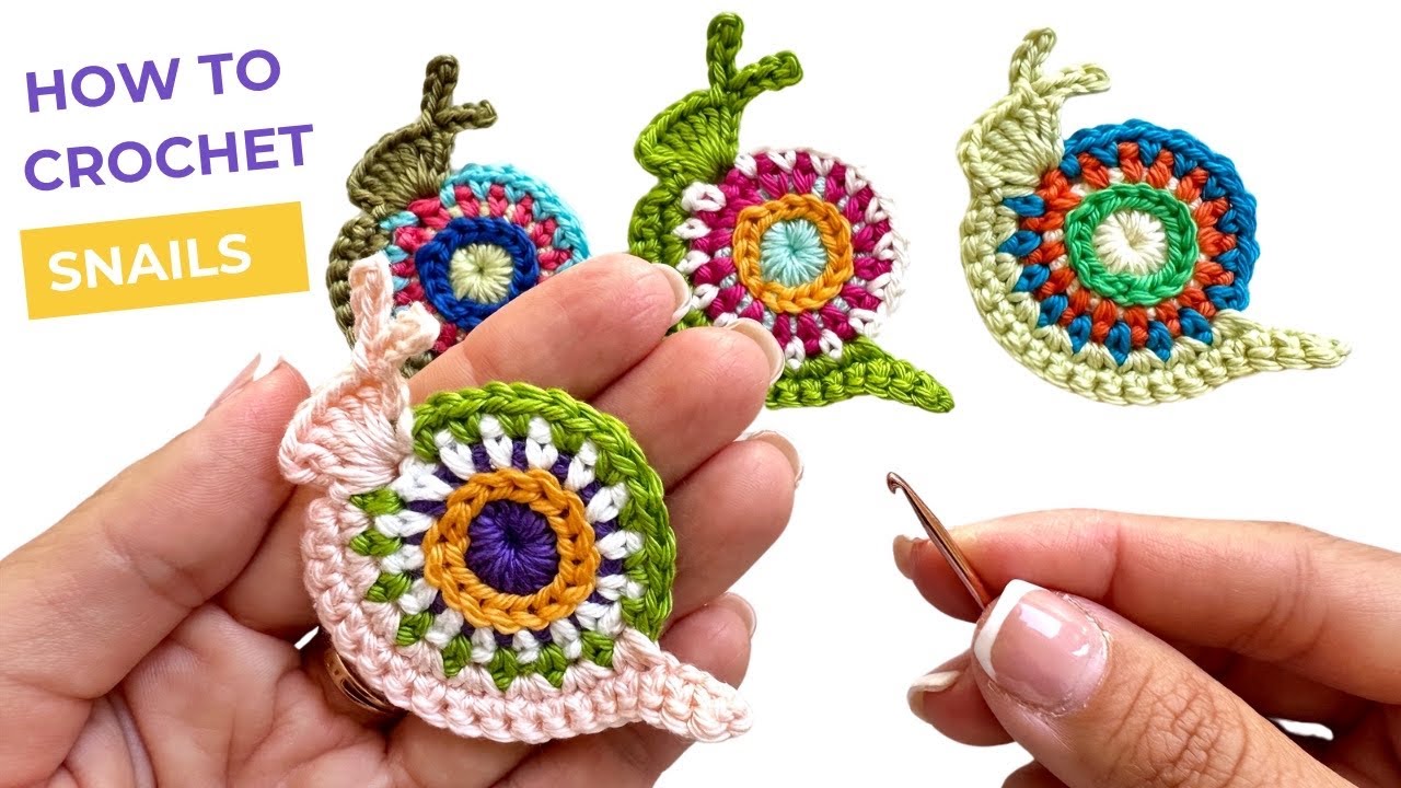 Create your own appliqué snails with our beginner-friendly tutorial - let your creativity bloom!