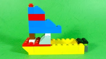 How To Build Lego SAILBOAT - 4630 LEGO® Build & Play Box Building Instructions