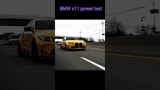 BMW X11 power test with Look # shorts