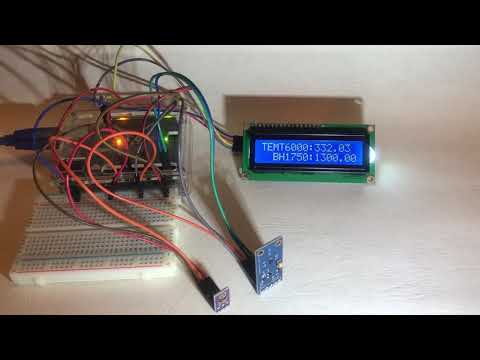 Arduino：光照度感應器TEMT6000與GY-30 BH1750的測試比較