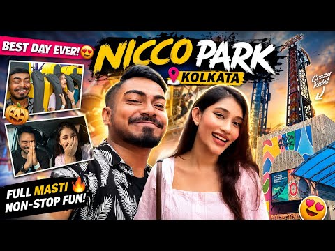 🎢 Nicco Park with My Best Friend 👽 | Full Masti & Crazy Rides ! 