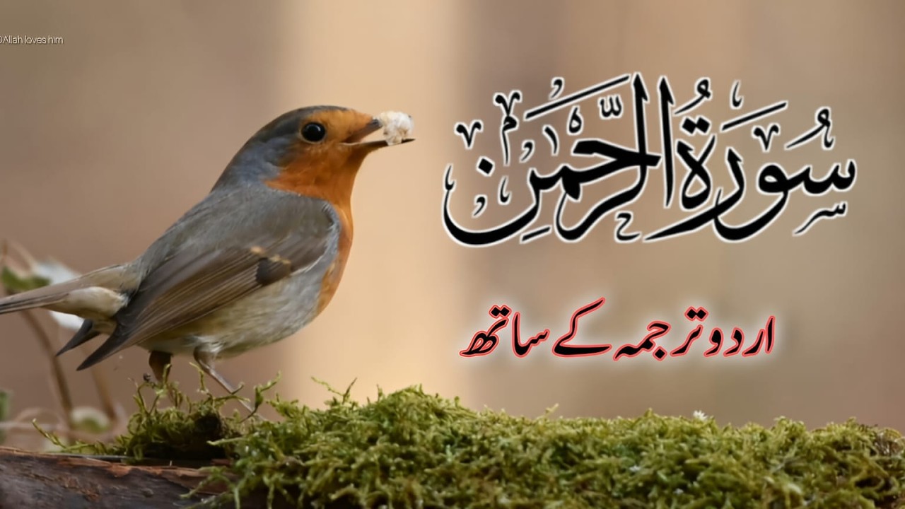 Surah Rahman Urdu Tarjuma k Sath🌿 | Qari Al Sheikh Abdul Basit Abdul Samad | Allah Loves Him