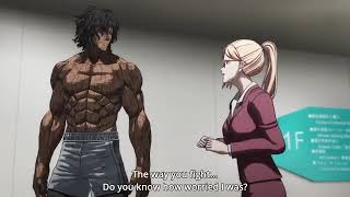 Akiyama Kaede and Tokita Ohma Moments "You worry about me too much" | Kengan Ashura