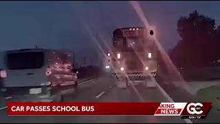 Driver caught on video passing stopped school bus in DeSoto County
