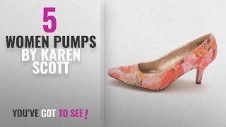 Top 5 Karen Scott Women Pumps [2018]: Karen Scott Womens Clancy Pointed Toe Classic Pumps,