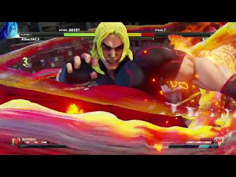STREET FIGHTER V - PS4 - Survival - Easy - Time - Ken - 3m 13s 616ms