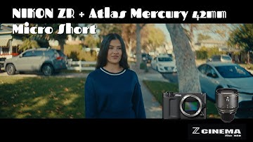 NIKON ZR + ATLAS MERCURY 42mm LENS TEST - Micro Short: PAPER PLANE
