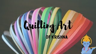 Quilling Art Of Krishna Parus Craft Corner Video No 6