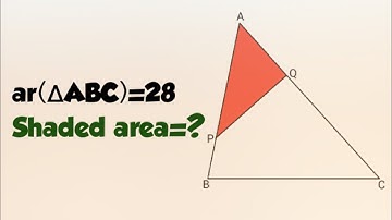 Shaded area of the triangle| ratio| geometry| mensuration| @logicxonomy| #shorts