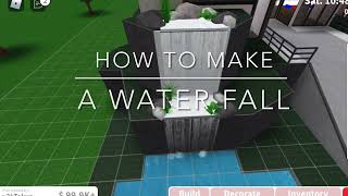 How To Make A Realistic  Waterfall |  Bloxburg |  Roblox |