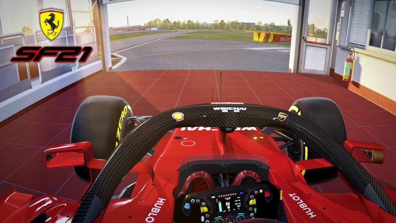 Scuderia Ferrari Sf21 Sainz Onboard Shakedown At Fiorano Test Track F1 2021 Assettocorsa Youtube