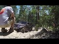 Aggressive krawlers offroad trail ride at uwharrie