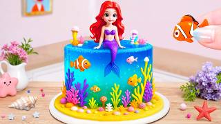 Beautiful Sparkling Mermaid Jelly Cake ✨🌈 Best Of Miniature Princess Jelly Cake Ideas 💗Mini Sugar
