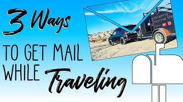 3 Easy Ways to get Mail on the Road (How to Get Mail when Traveling)