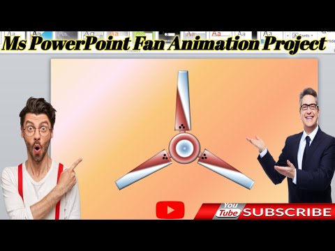 Ceiling Fan In Ms PowerPoint || Animated Fan || PowerPoint ...