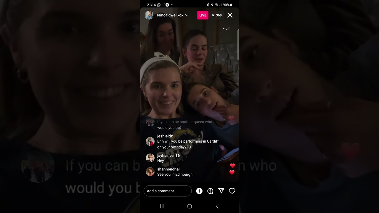17.04.23 - Erin Caldwell Instagram Live