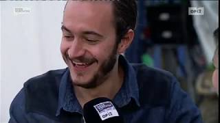 Editors - Tom interviewed prior to Werchter 2012 by Deredactie