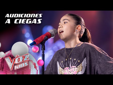 Gabriela Álvarez, una apasionada del rock - Audiciones a ciegas | La Voz Kids Colombia 2024