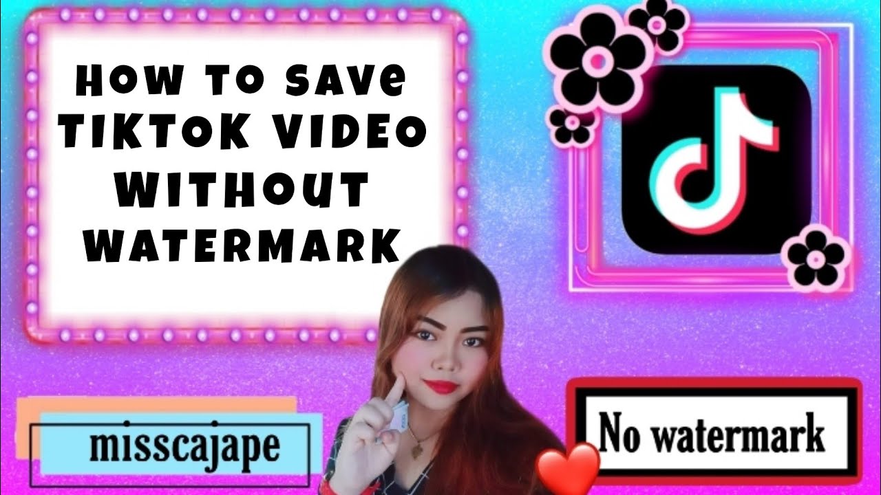 save tiktok video without watermark