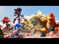 Sonic Tails Knuckles &amp; Shadow Vs. Bowser