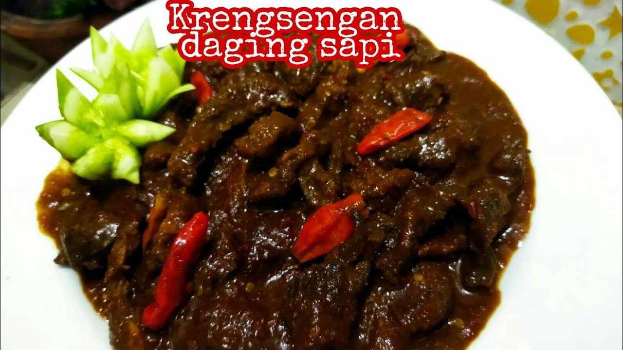 KRENGSENGAN DAGING SAPI KHAS JAWA TIMUR YouTube