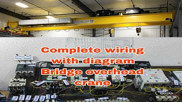 Overhead crane electrical wiring / crane control wiring / overhead crane wiring diagram / Crane