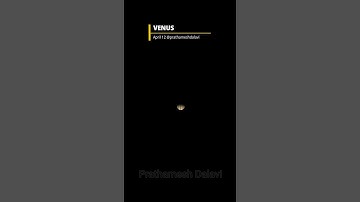 VENUS on 12 April after 7.30pm | Telescope + AI |#shorts | #viral | Lapsed video | #loop #astronomy