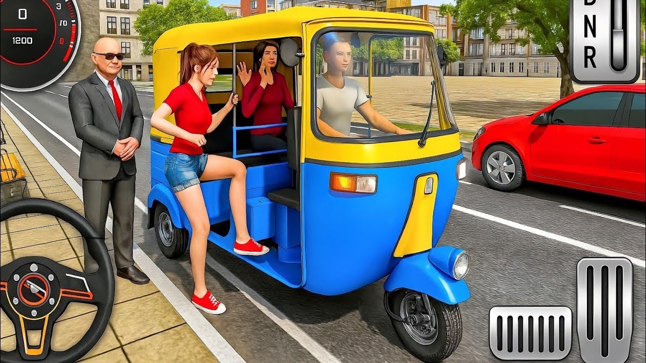 Tuk Tuk Auto Rickshaw Simulator 2025 | Realistic City and Village ...