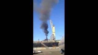 Raw Footage - Blast Furnace Incident Port Kembla Australia 8 June 2013